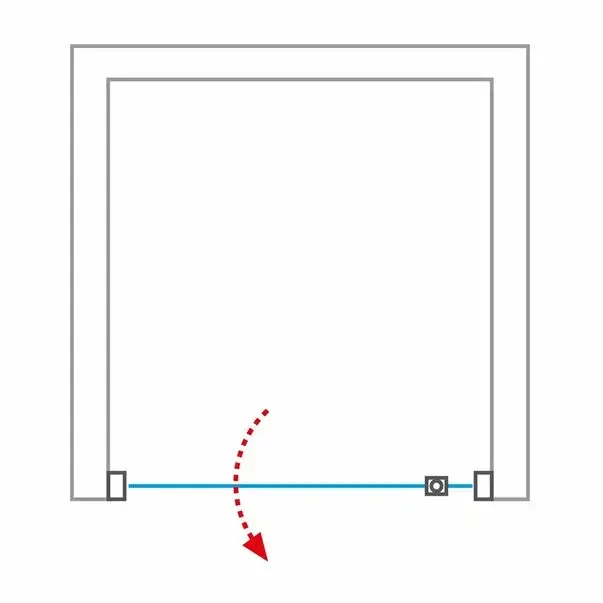 Usa de dus Roltechnik Proxima pivotanta 90 cm [4]