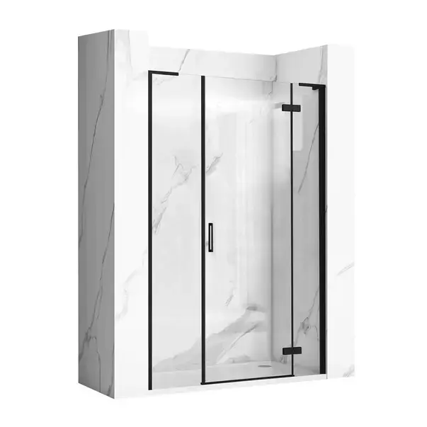 Usa de nisa batanta Rea Hugo 110 cm sticla 6 mm negru [1]