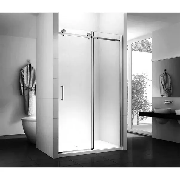 Usa de nisa culisanta Rea Nixon-2 120 cm sticla 8 mm crom dreapta [3]