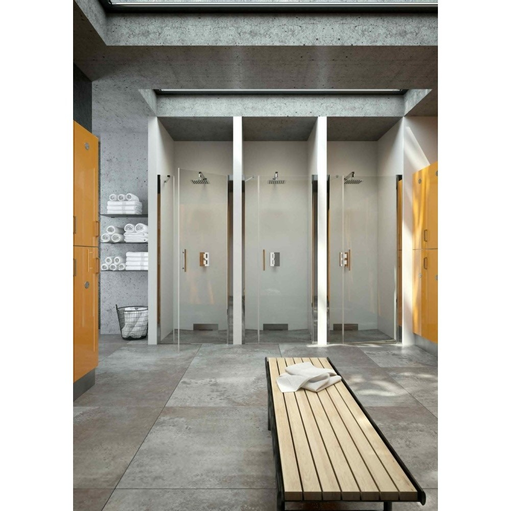 Usa dus batanta Deante Moon 100xH200 cm, profil crom [4]