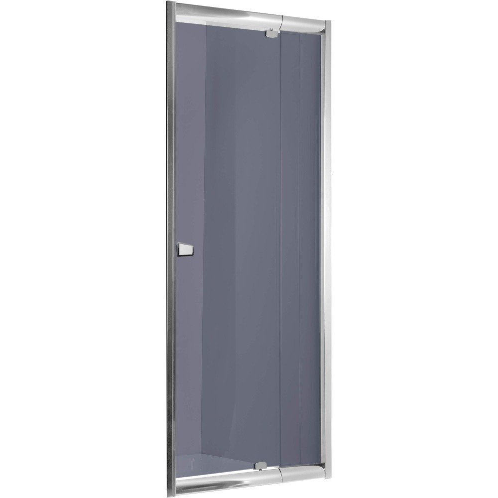 Usa dus batanta Deante Zoom 90xH185 cm, montaj in nisa, profil crom, geam gri [1]