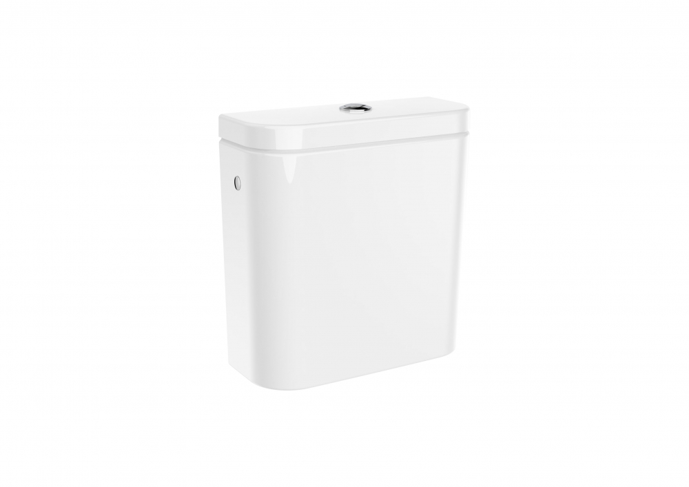 Vas WC complet pe pardoseala Roca The Gap Round Rimless 37x60 cm evacuare verticala [4]