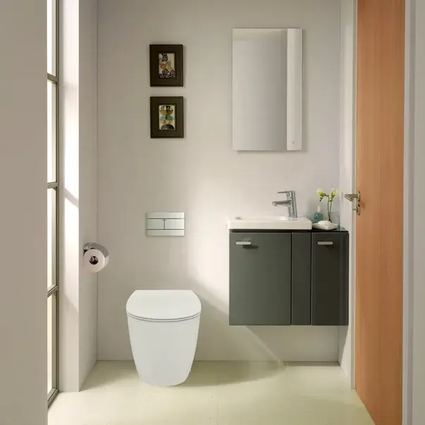 Vas wc pe pardoseala BTW Ideal Standard Connect pentru rezervor ingropat [1]