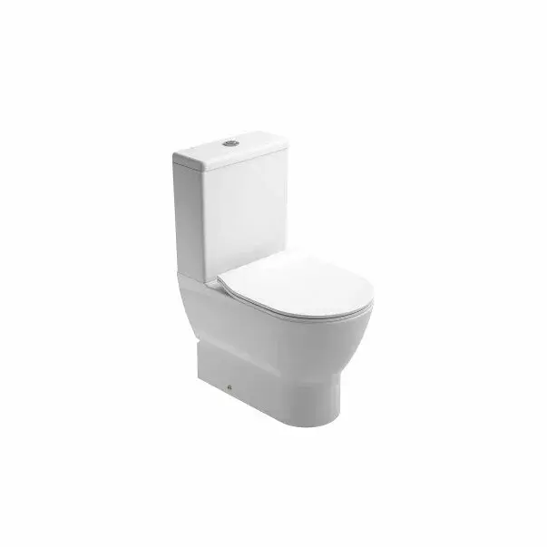 Vas WC pe pardoseala Gala Emma Rounded Rimless BTW alb lucios [1]