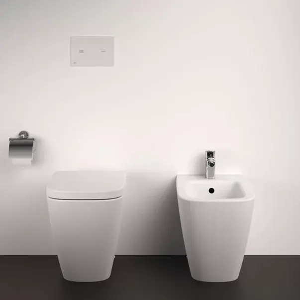 Vas WC pe pardoseala Ideal Standard i.life B alb BTW rimless [7]
