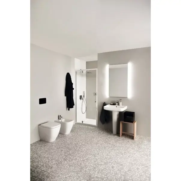 Vas WC pe pardoseala Ideal Standard i.life B alb BTW rimless [9]