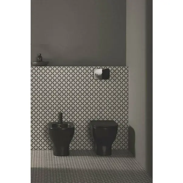 Vas wc pe pardoseala Ideal Standard Tesi AquaBlade back-to-wall negru mat [3]