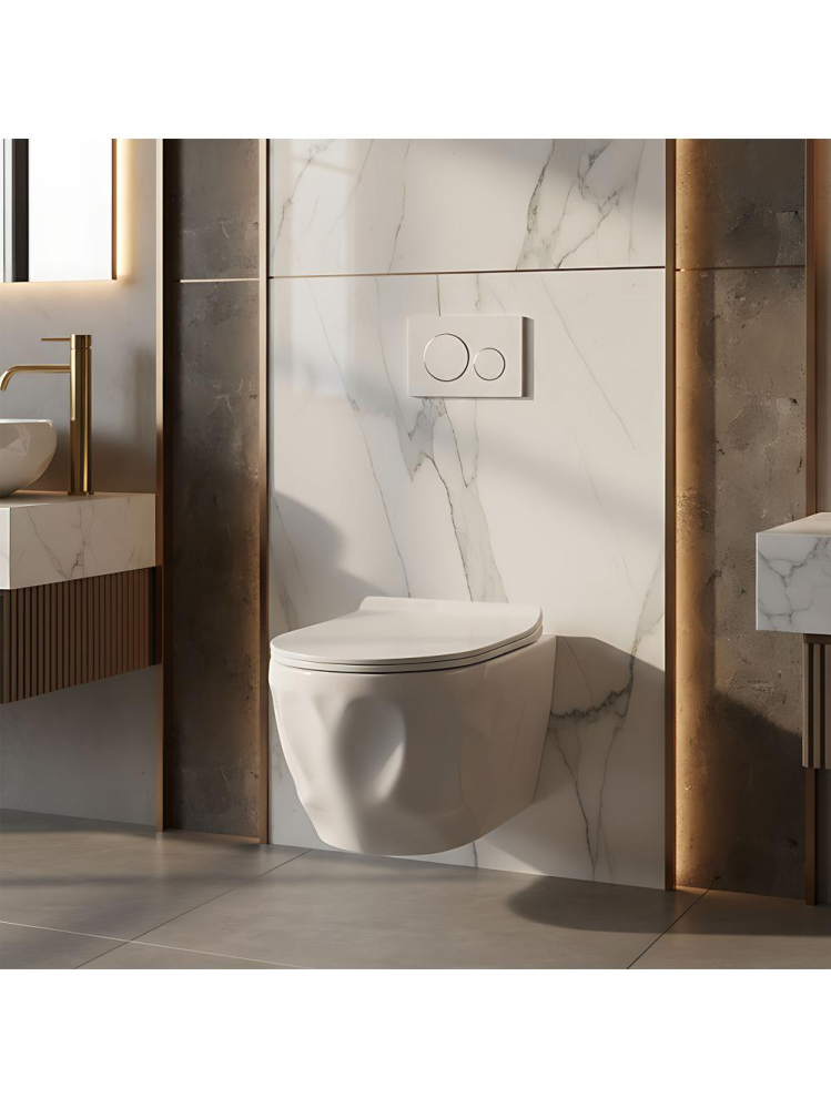 Vas WC Rea Gustavo Rimless alb [6]