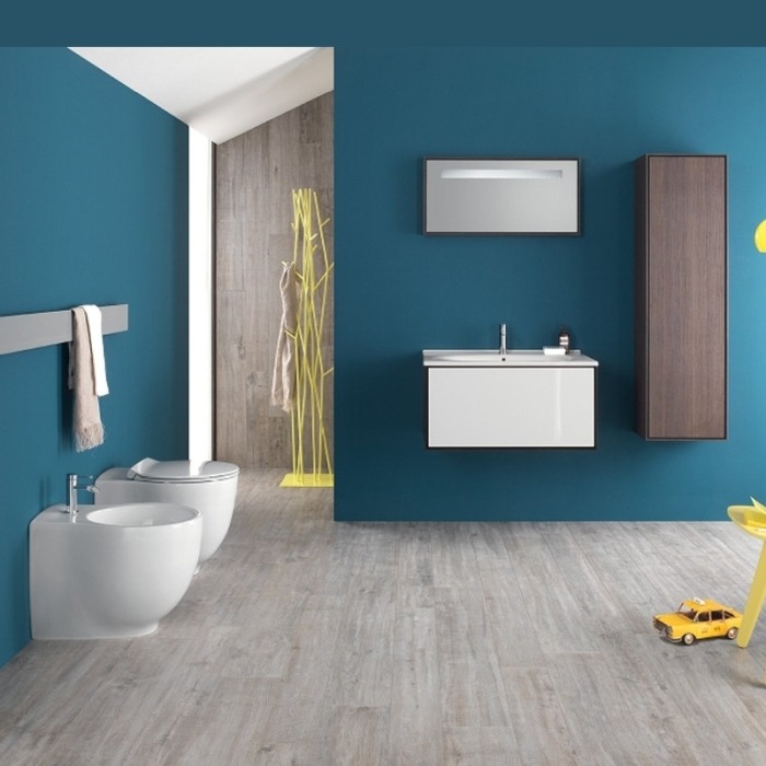 Vas WC stativ, Hatria, Le Fiabe, back-to-wall, alb [3]