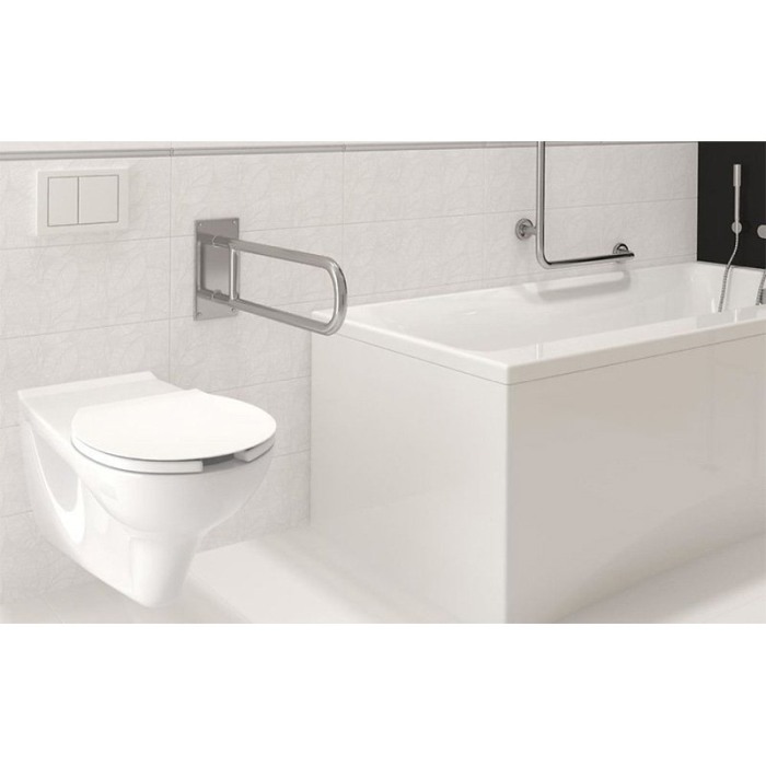 Vas WC suspendat, Cersanit, Etiuda, pentru persoanele cu dizabilitati, alb [4]