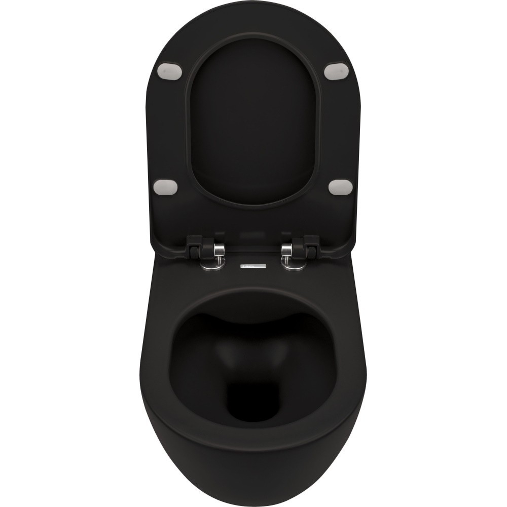 Vas WC suspendat Deante Peonia Zero negru mat [3]