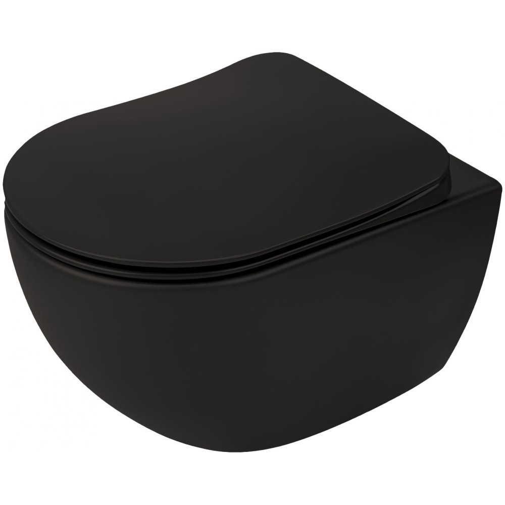 Vas WC suspendat Deante Peonia Zero negru mat [2]