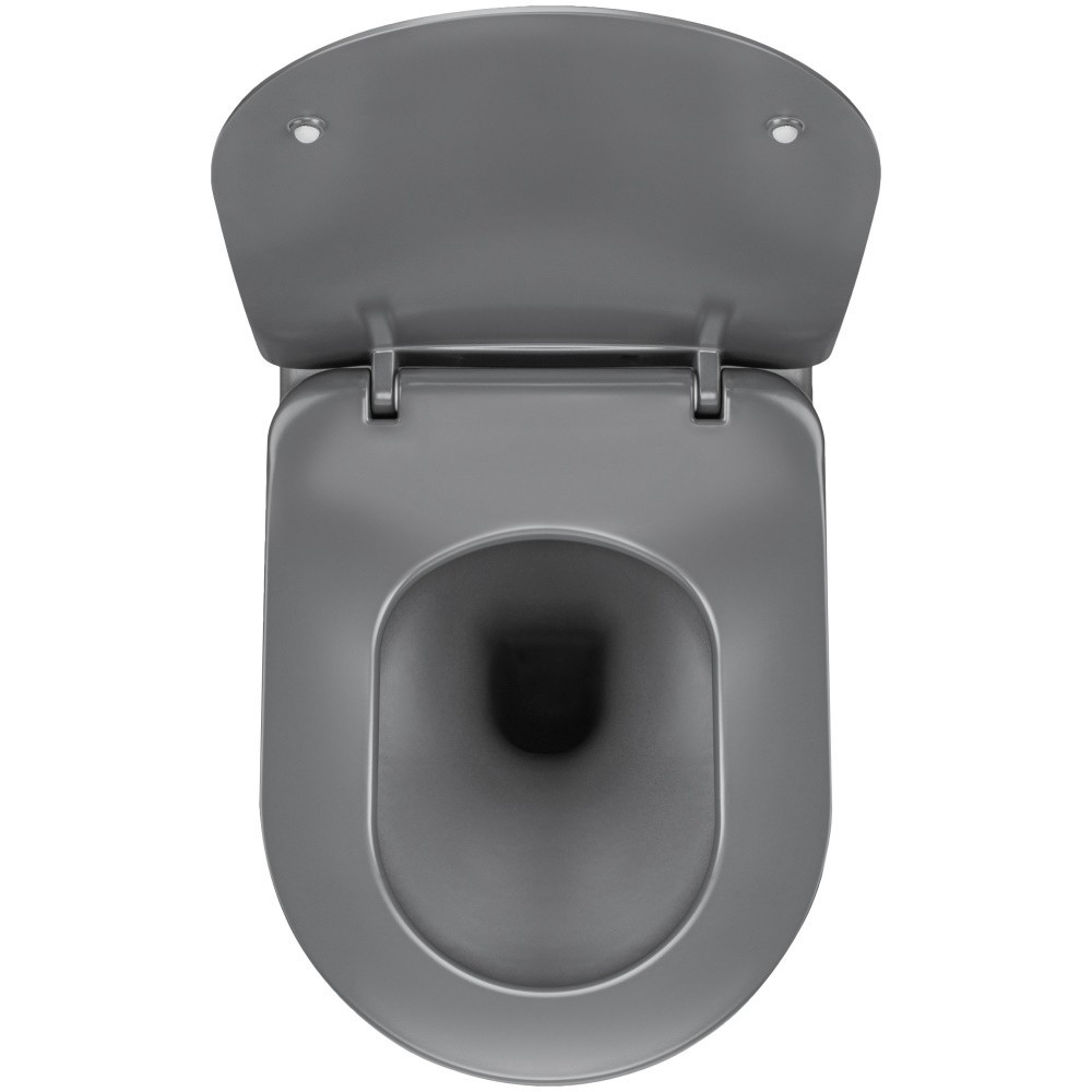 Vas WC suspendat Deante Peonia Zero titan antracit [3]