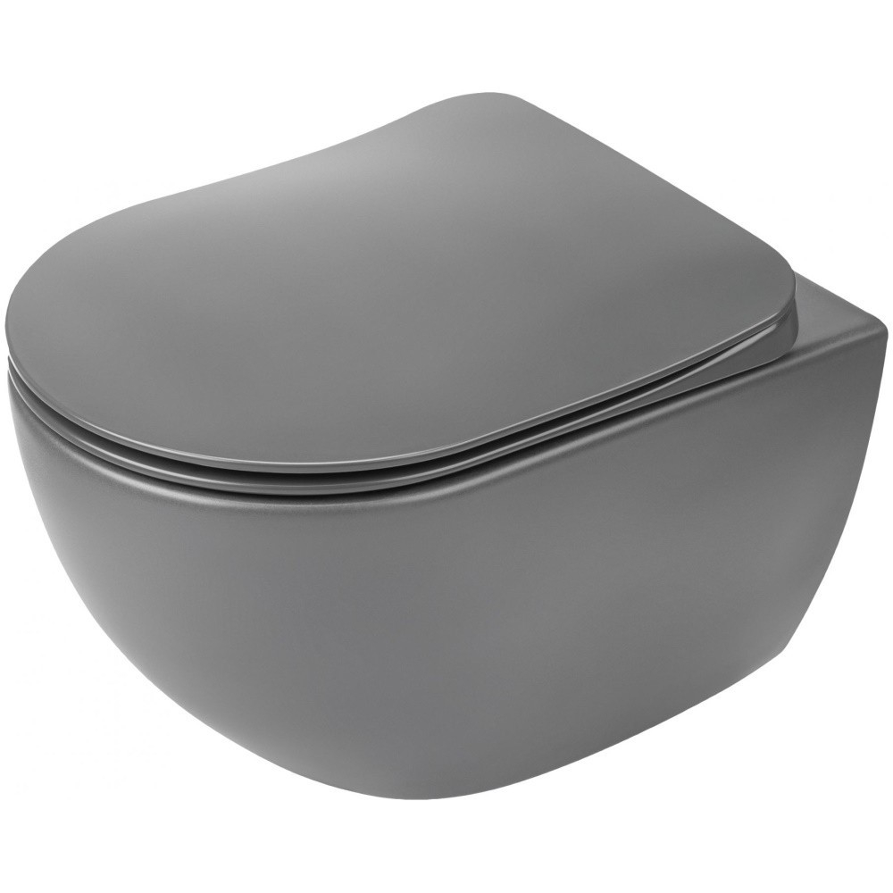 Vas WC suspendat Deante Peonia Zero titan antracit [2]
