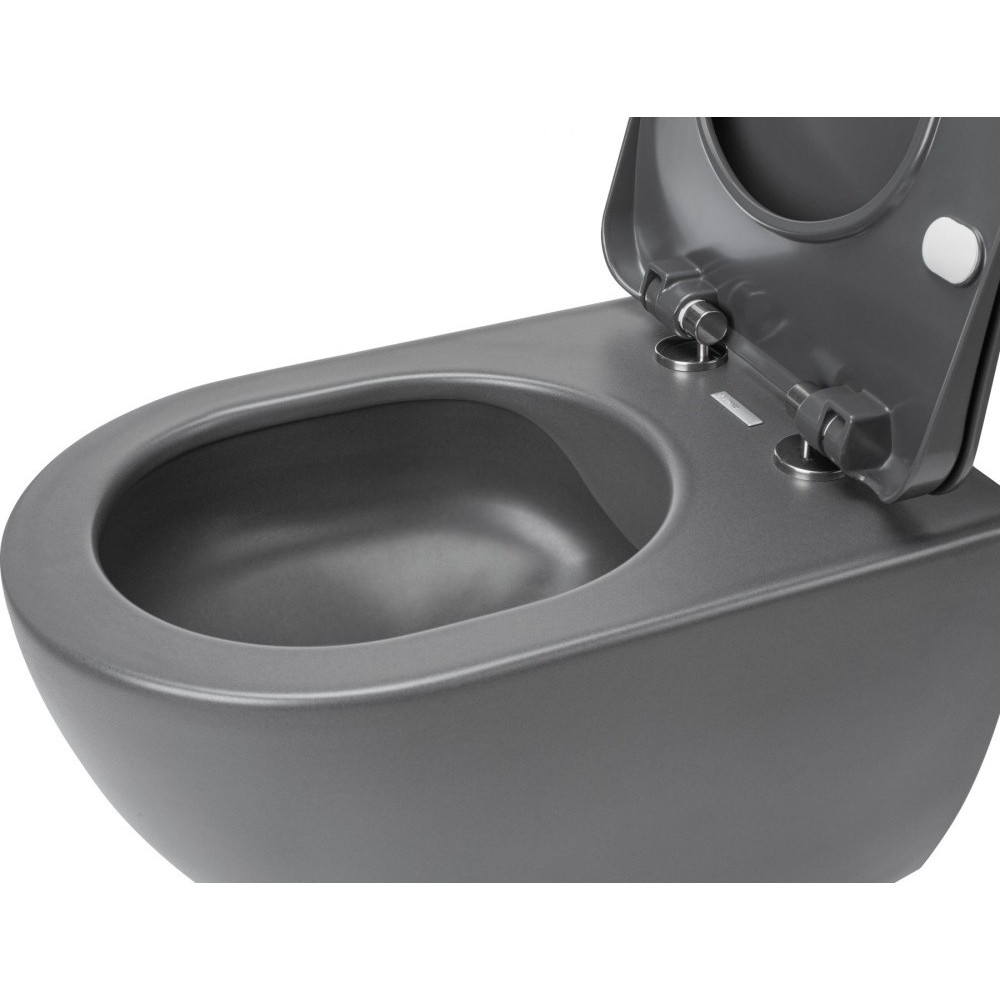 Vas WC suspendat Deante Peonia Zero titan antracit [4]