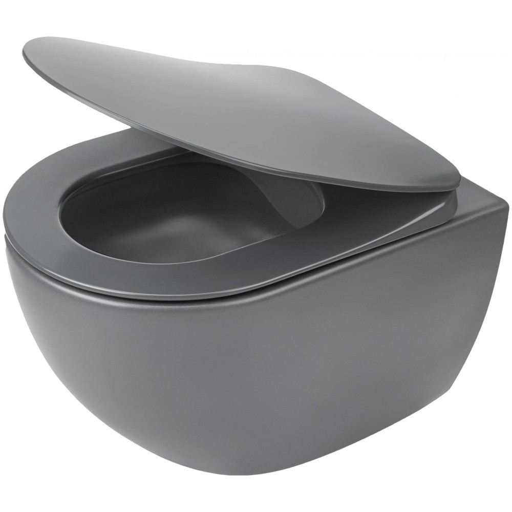 Vas WC suspendat Deante Peonia Zero titan antracit [1]