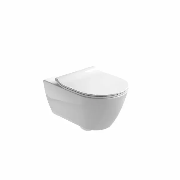 Vas WC suspendat Gala Emma Rounded Rimless alb lucios [1]