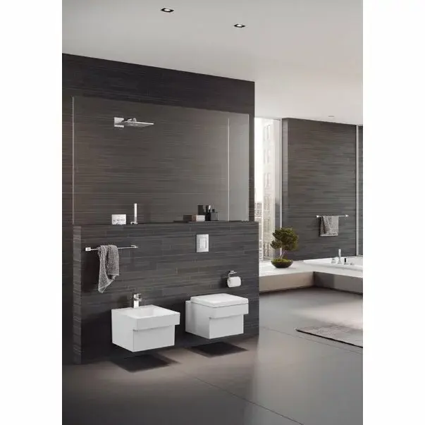 Vas wc suspendat Grohe Cube Ceramic Rimless Triple Vortex cu PureGuard [5]