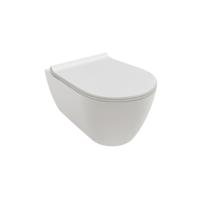 Vas WC suspendat, Hatria, Fusion, Pure rim, alb [1]