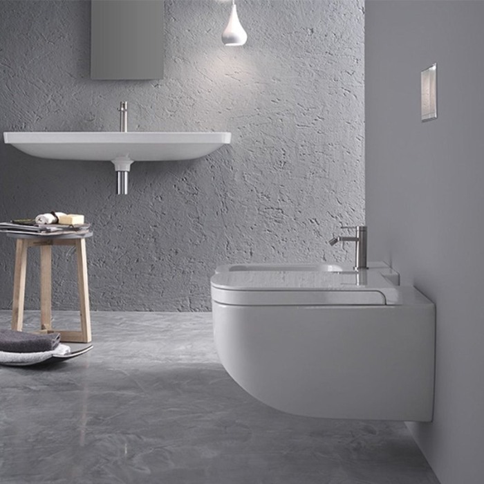 Vas WC suspendat Hatria, Next, pure rim, alb [2]