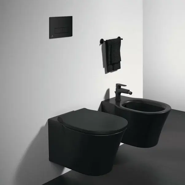 Vas wc suspendat Ideal Standard Connect Air AquaBlade negru mat [5]