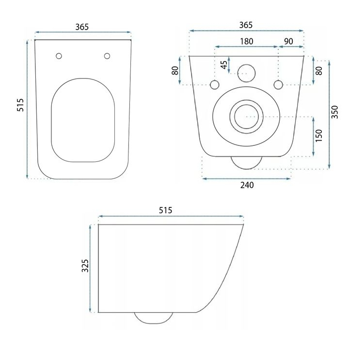 Vas WC suspendat Rea Dexter Tornado [7]