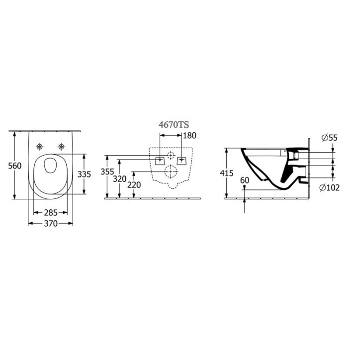 Vas WC suspendat, Villeroy &amp; Boch, Subway 3.0, cu Twist Flush si capac cu soft close si quick release, alb [2]
