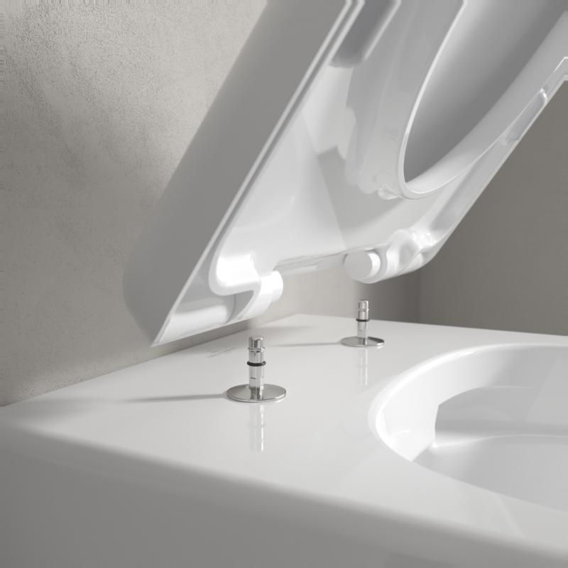 Vas WC suspendat Villeroy&Boch, Skyla TwistFlush, Combi-Pack, capac soft close, alb alpin [9]