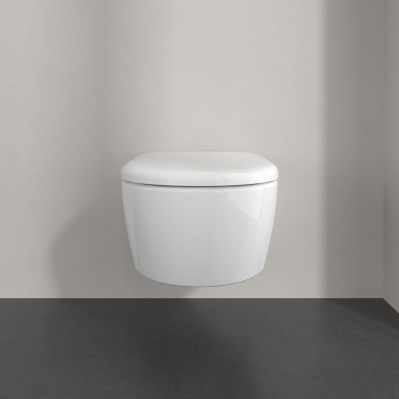Vas WC suspendat Villeroy&Boch, Skyla TwistFlush, Combi-Pack, capac soft close, alb alpin [3]