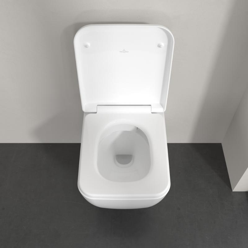 Vas WC suspendat Villeroy&Boch, Skyla TwistFlush, Combi-Pack, capac soft close, alb alpin [5]