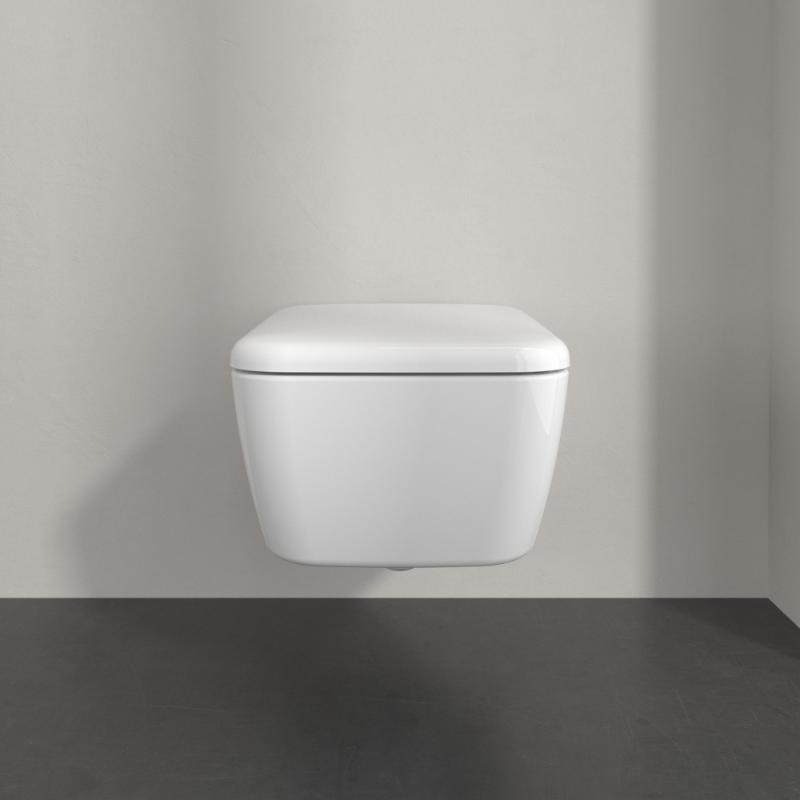 Vas WC suspendat Villeroy&Boch, Skyla TwistFlush, Combi-Pack, capac soft close, alb alpin [2]