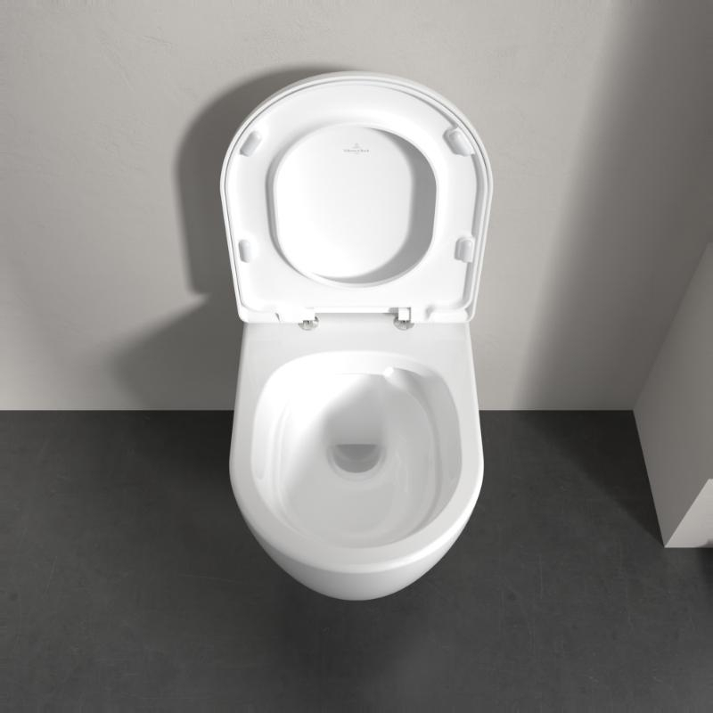 Vas WC suspendat Villeroy&Boch, Skyla TwistFlush, Combi-Pack, capac soft close, alb alpin [6]