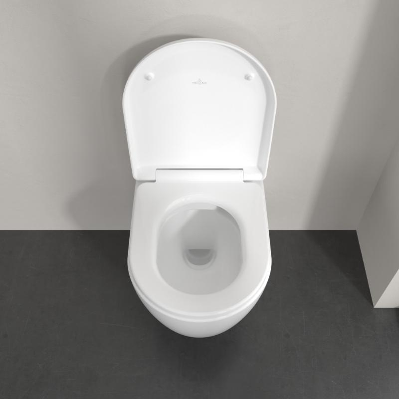 Vas WC suspendat Villeroy&Boch, Skyla TwistFlush, Combi-Pack, capac soft close, alb alpin [5]