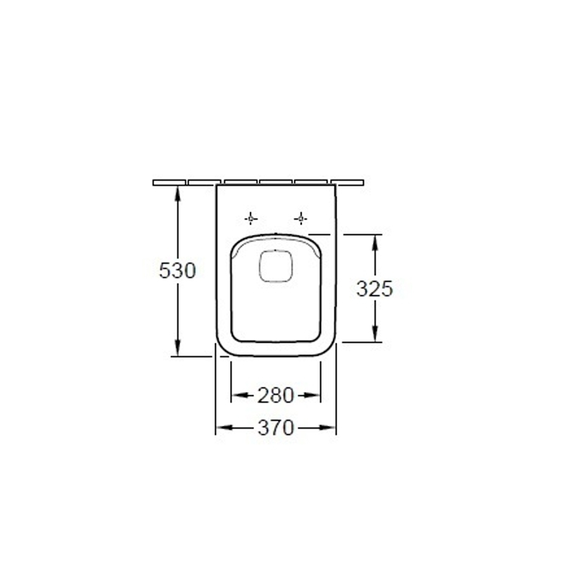 Vas wc suspendat Villeroy & Boch, Venticello, direct flush, alb [2]