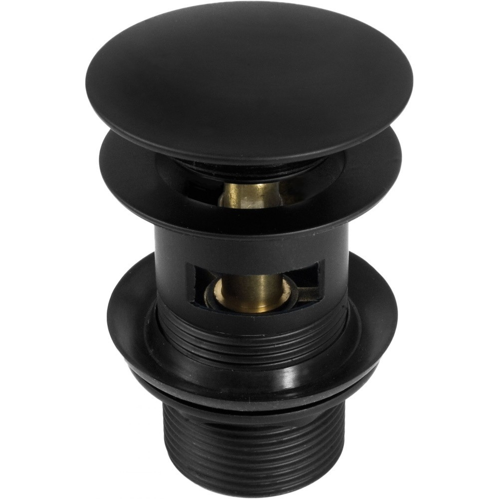 Ventil Deante Click-Clack negru cu preaplin [1]
