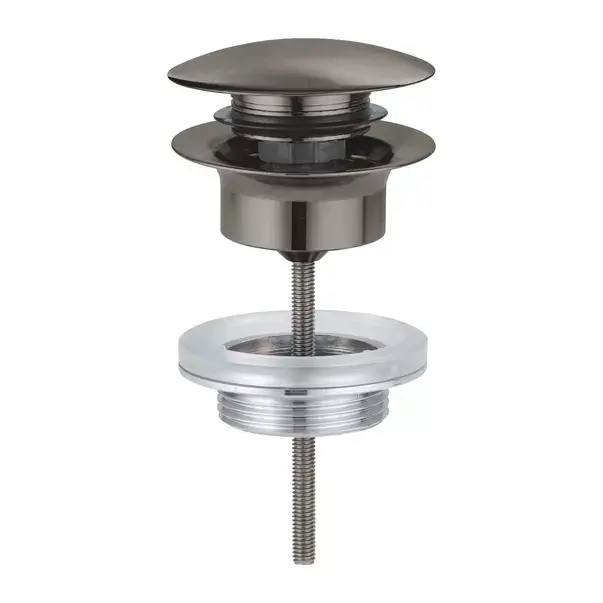 Ventil lavoar Push-Open Grohe Selection antracit periat Hard Graphite [1]