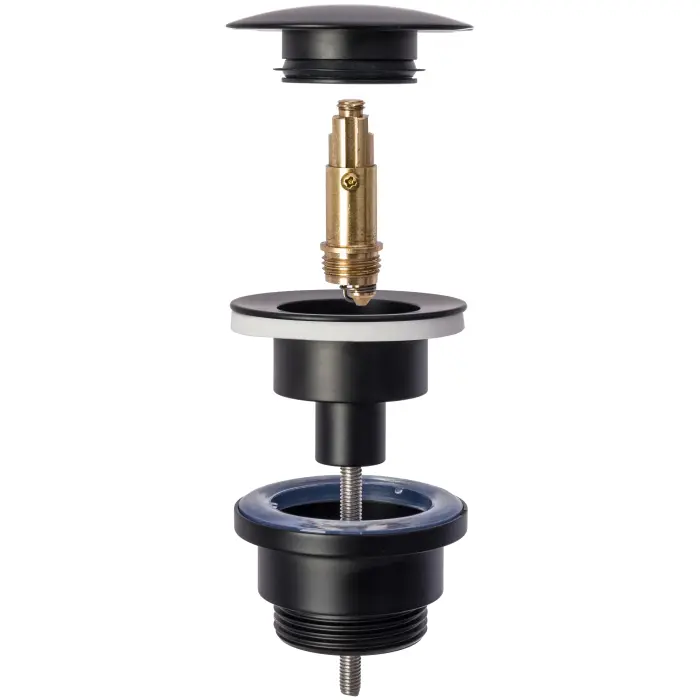 Ventil pentru lavoar universal click-clack Negru, Rea [2]