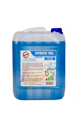 Incalzire in pardoseala - Antigel concentrat -20°C pentru sisteme termice si climatizare 10 litri, Nordik Gel
