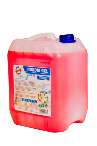Incalzire in pardoseala - Antigel concentrat -60°C sisteme termice si climatizare 10 litri, Nordik Gel