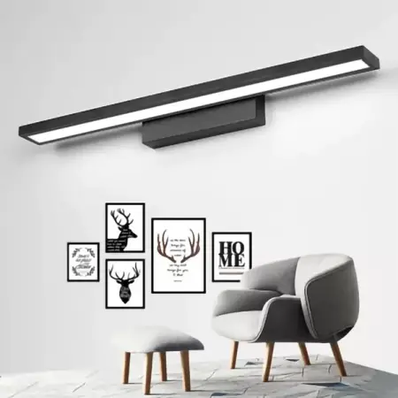Aplica baie Rea Flat APP840-1W negru 60 cm [3]