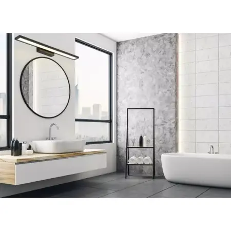 Aplica baie Rea Flat APP840-1W negru 60 cm [5]