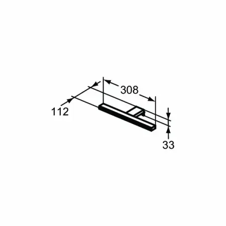 Aplica Ideal Standard Pandora led 1x8W crom [1]