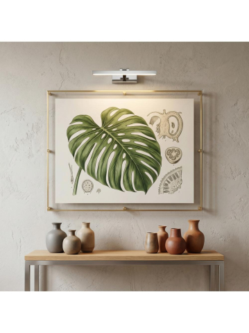 Aplica LED perete Toolight APP1857-1W 40cm finisaj crom [2]