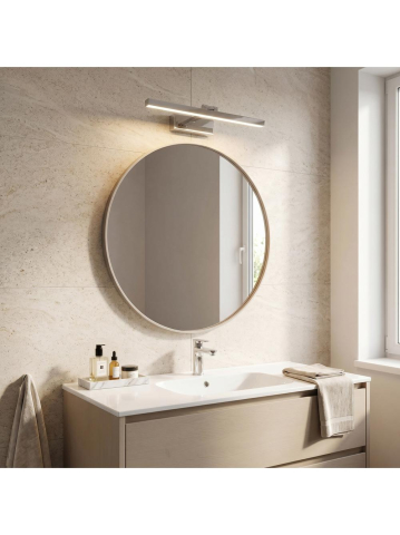 Aplica LED perete Toolight APP1857-1W 40cm finisaj crom [1]