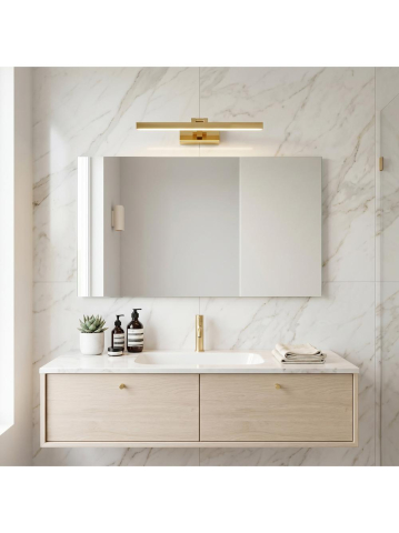 Aplică LED pentru baie APP1860-1W 40cm auriu [1]