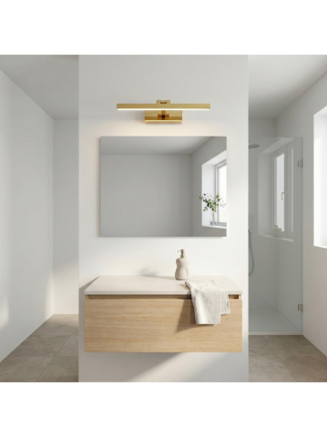 Aplică LED pentru baie APP1860-1W 40cm auriu [7]