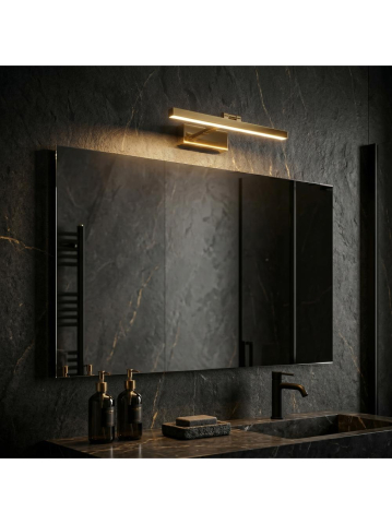 Aplică LED pentru baie APP1860-1W 40cm auriu [5]