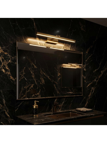 Aplică LED pentru baie APP1861-1W 60 cm auriu [4]