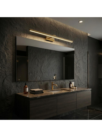 Aplică LED pentru baie APP1862-1W 80 cm auriu [4]