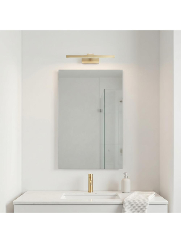 Aplică LED pentru baie APP1863-1W 40cm auriu periat [2]
